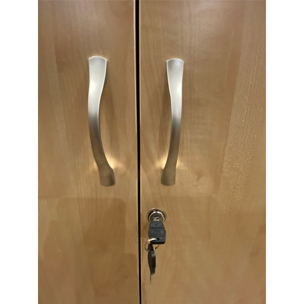 Maestro Lockable Wooden Office Cupboard